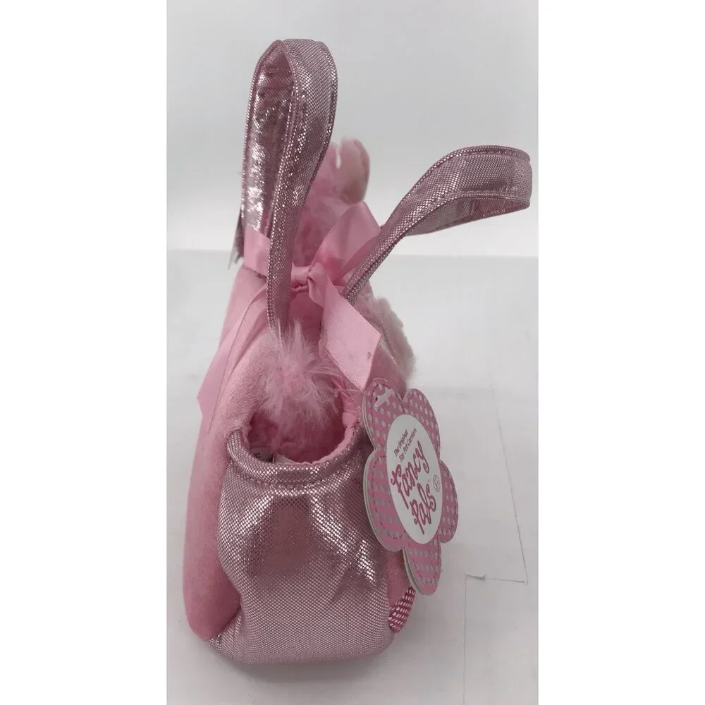FANCY PALS PINK TOY PET CARRIER PURSE BAG W/ UNICORN PLUSH‎ AURORA